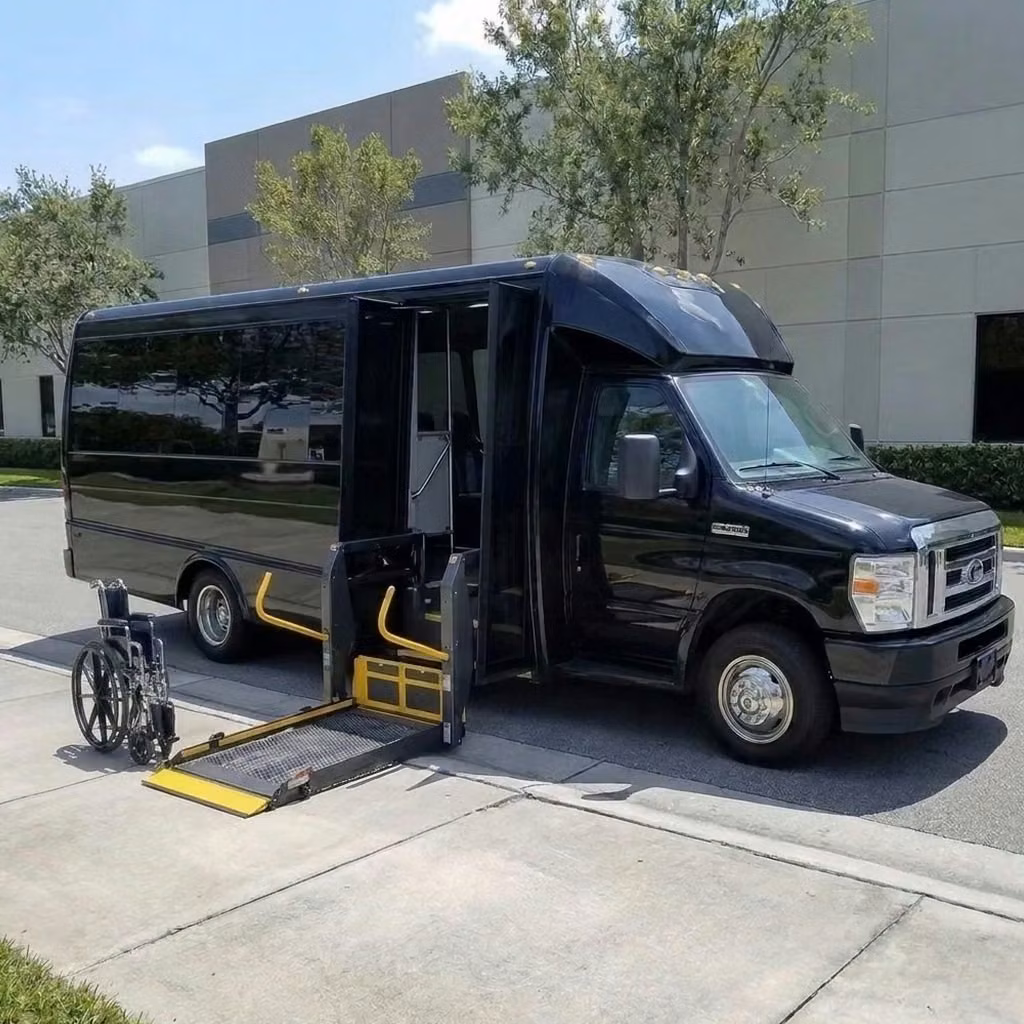 dalton 18 passenger minibus wheelchair lift