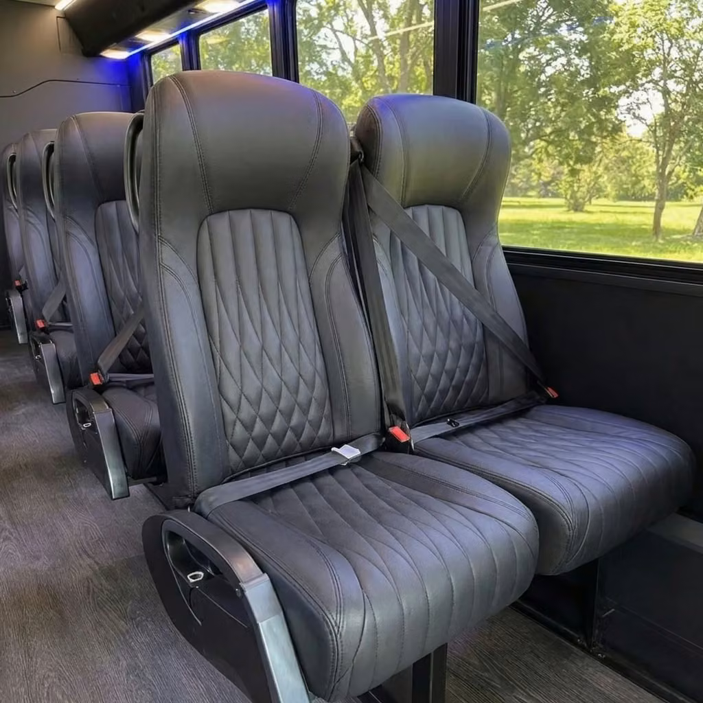 dalton 20 passenger minibus high back seats