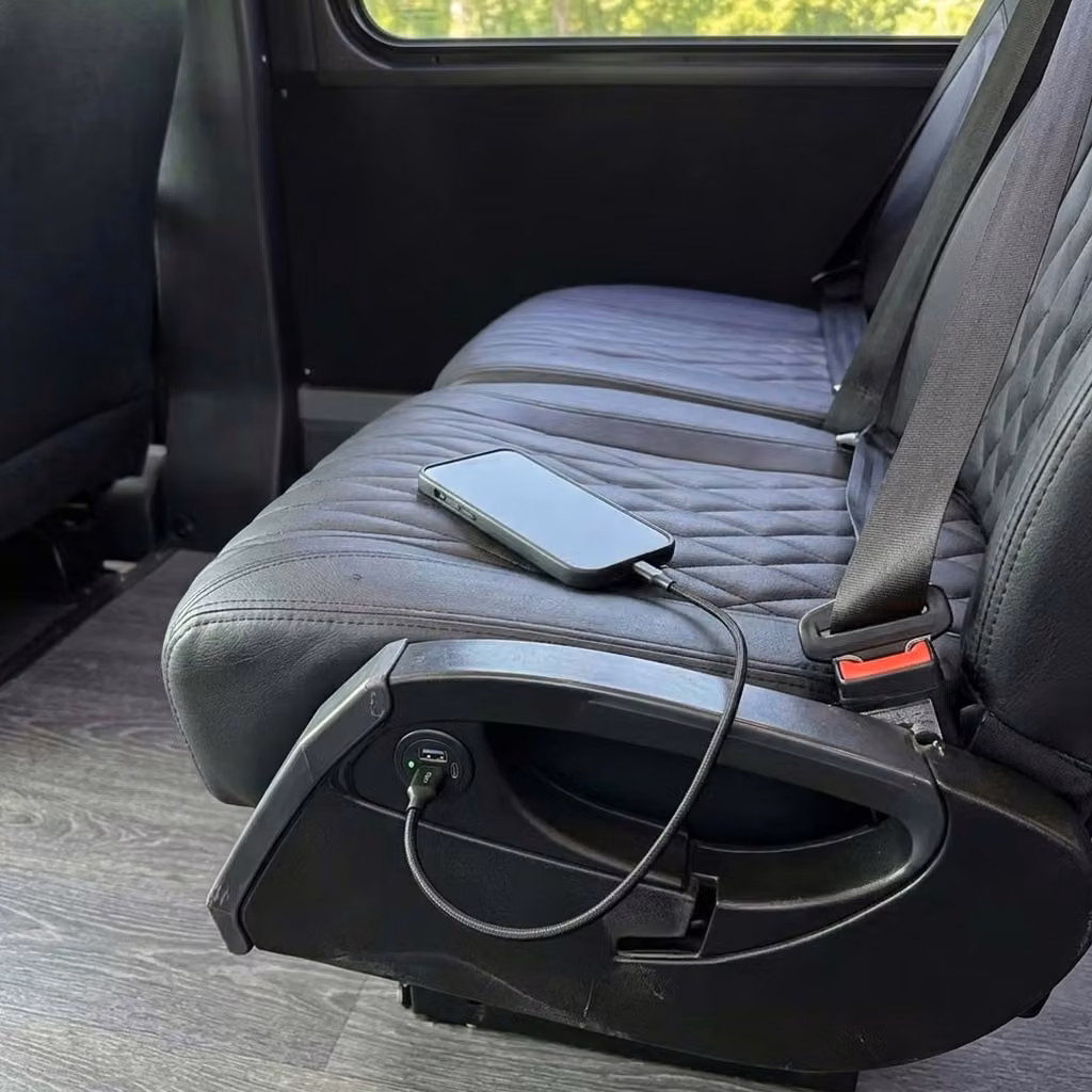 dalton 20 passenger minibus usb charging