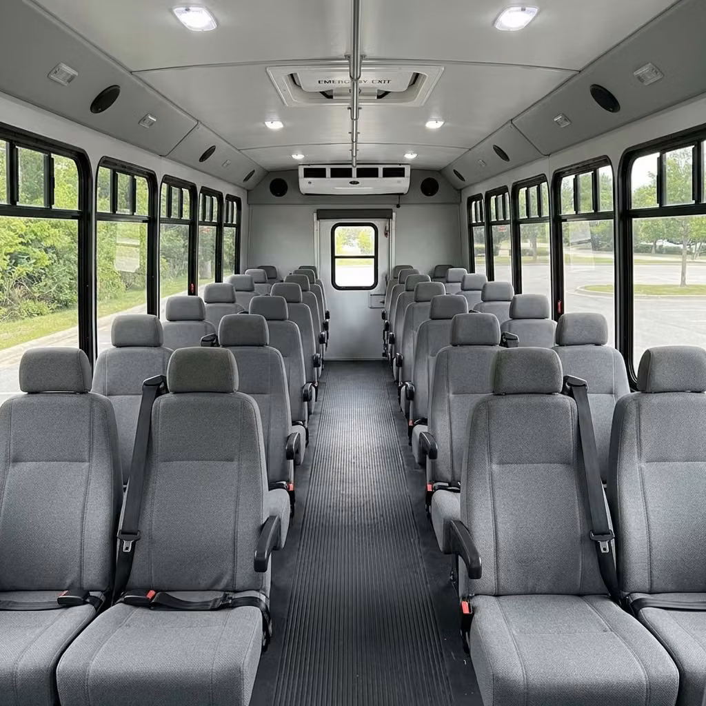 dalton 30 passenger minibus seating