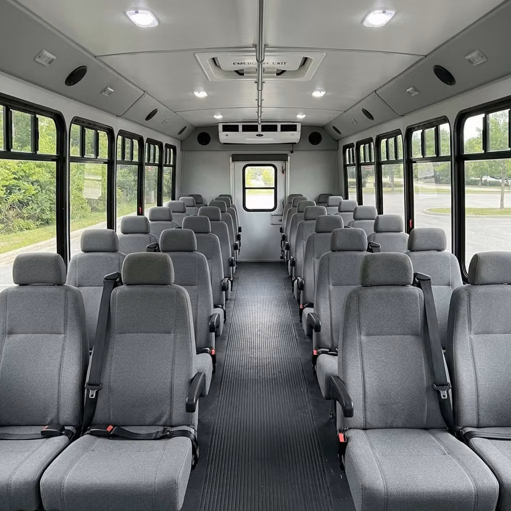 dalton 35 passenger minibus seating