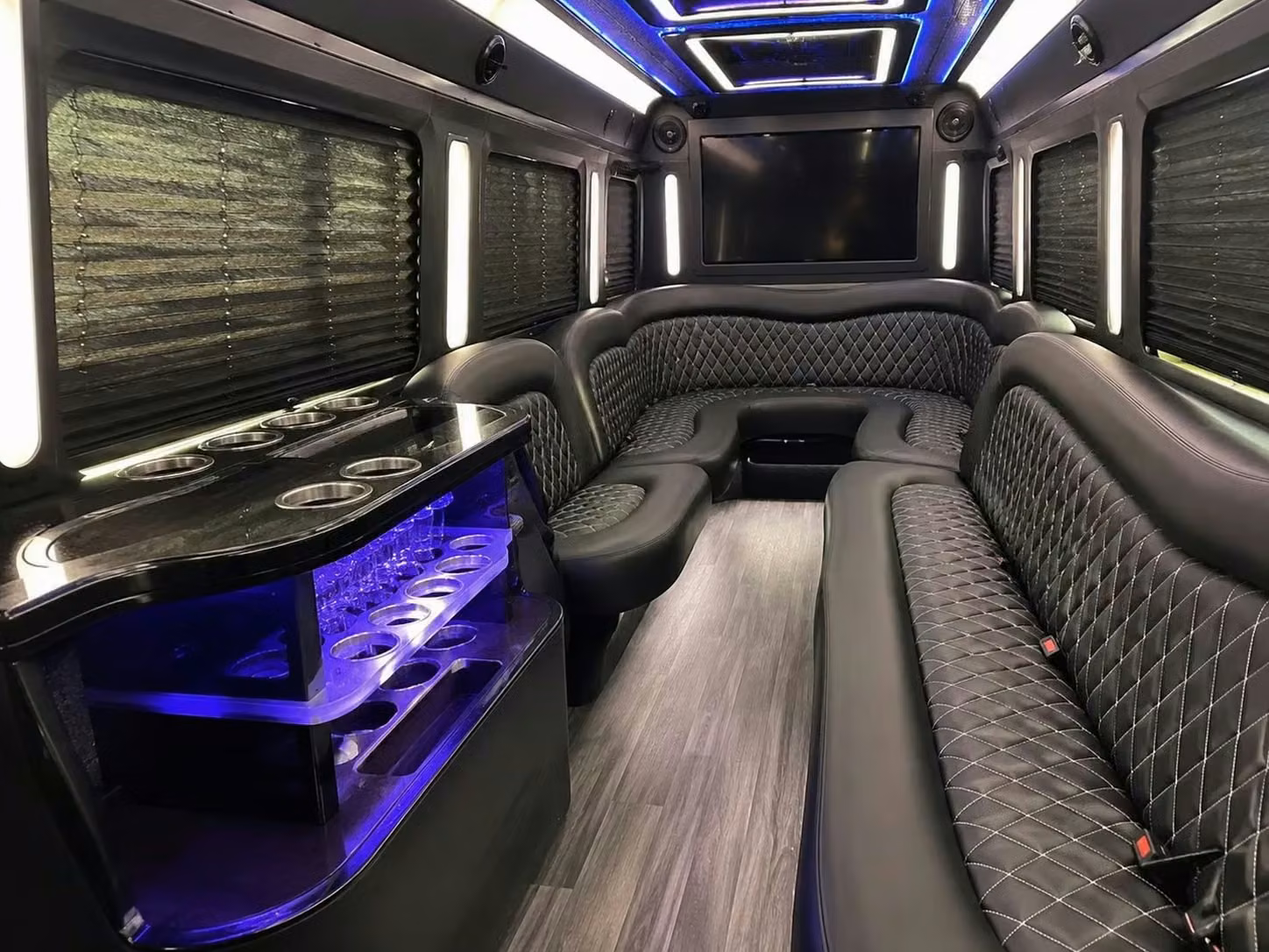 dalton party bus bar area