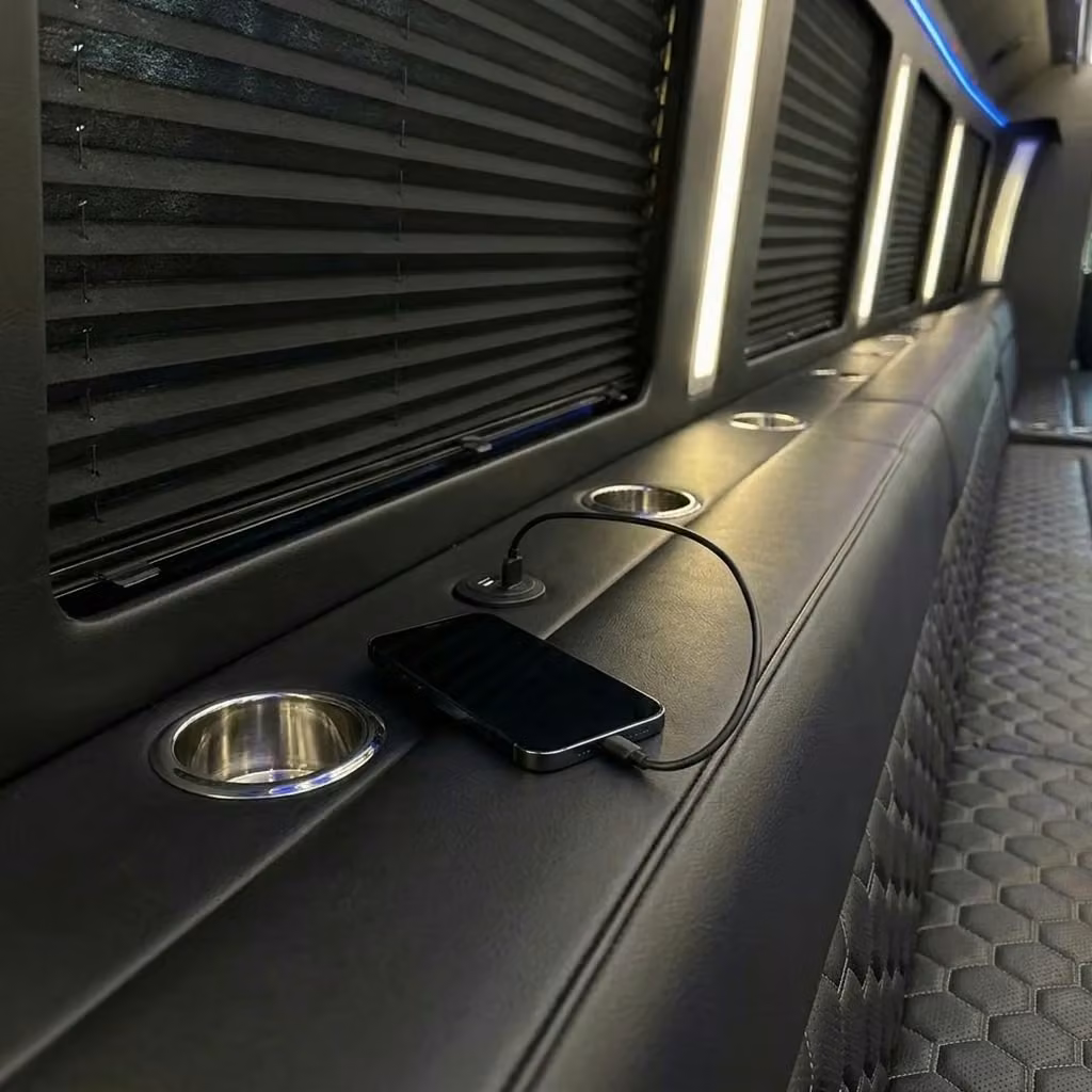dalton party bus usb charging