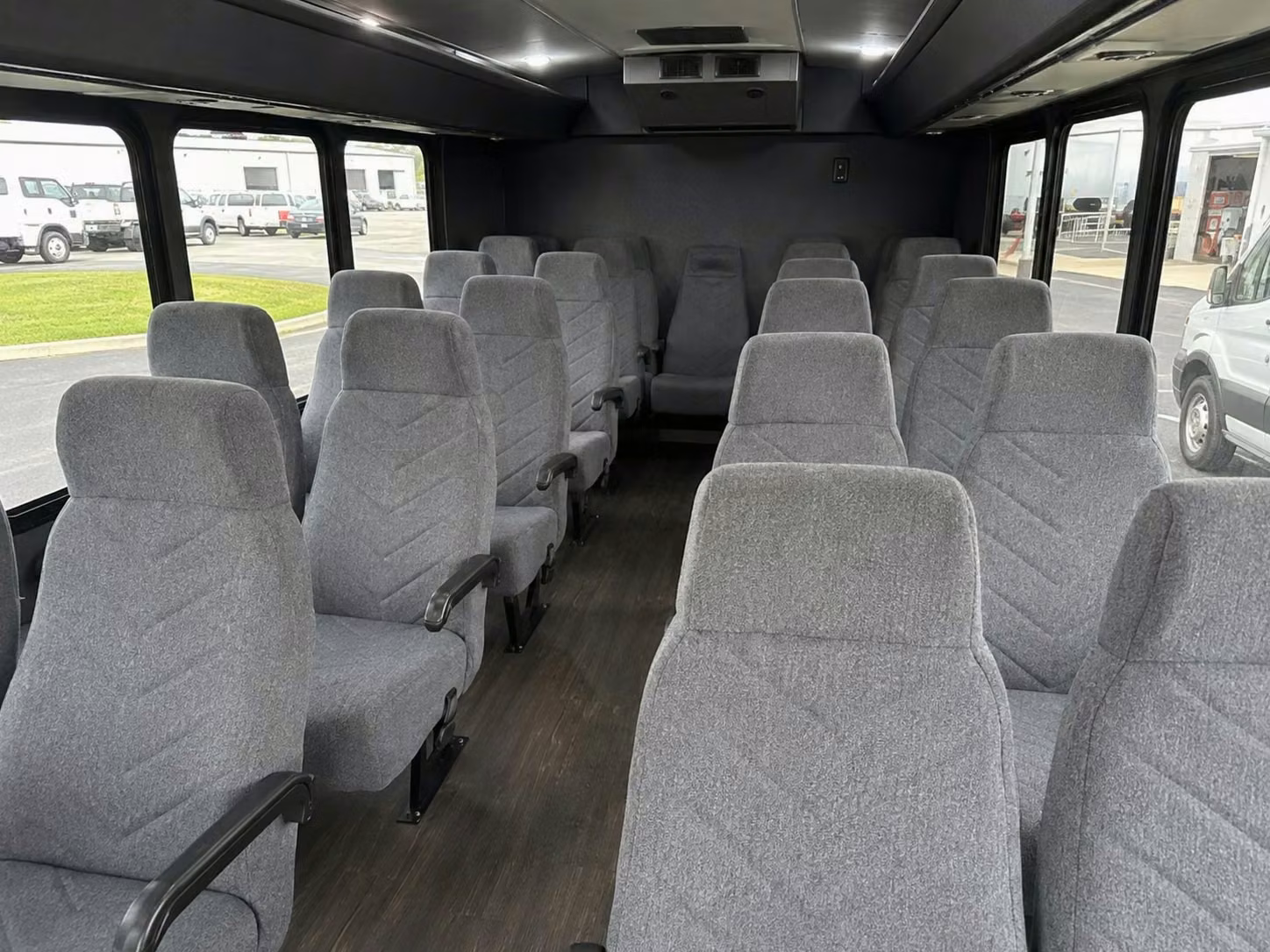 18 passenger minibus interior