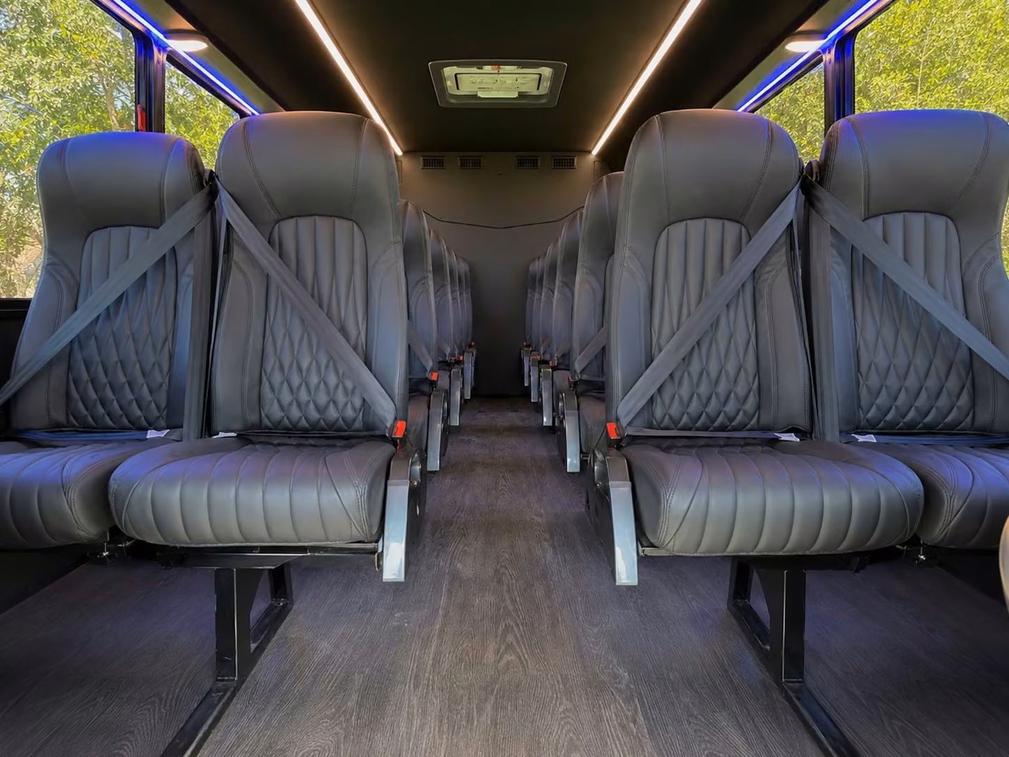20 passenger minibus interior