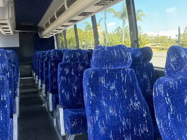 dalton charter bus interior