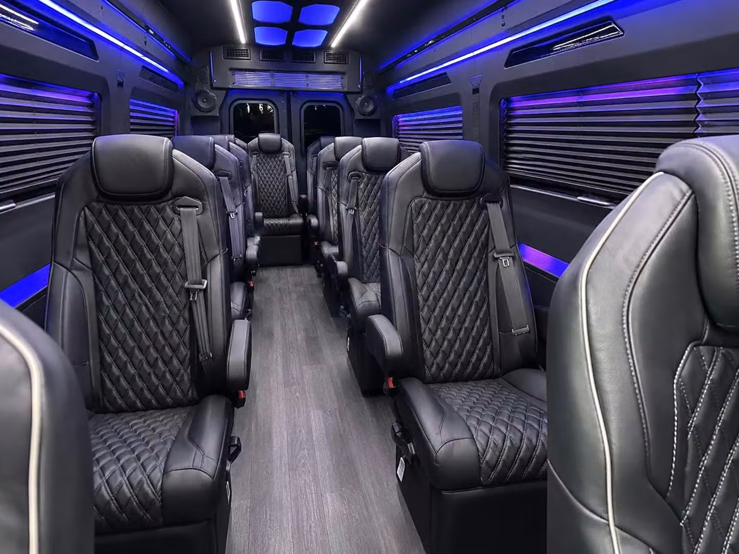 sprinter van with driver interior